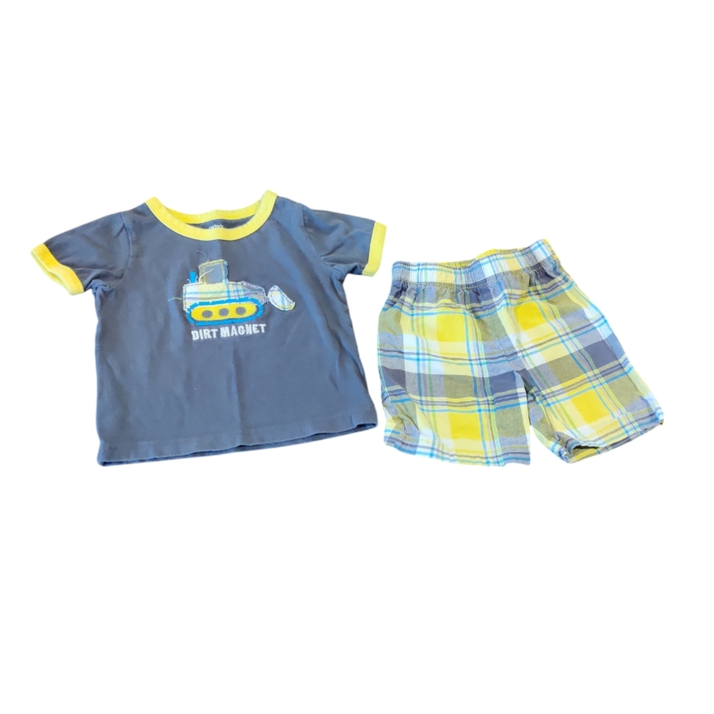 Carter's Baby Outfits Boys Size 18 Months Shorts & T-shirts Summer - Picture 4 of 4